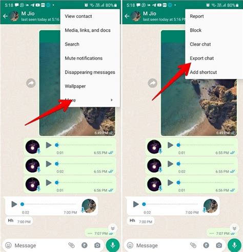 daten via whatsapp|How to export your chat history 